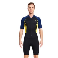 Neopren Shorty Herren mit Frontreißverschluss für Schwimmen, Surfen & Wasserspor