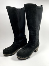 Softclox Ozeana S3362-02 schwarz Bailey Holzsohle Damenschuh Stiefel Gr 40 Nubuk