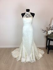 Mermaid Trompete La Sposa Brautkleid Hochzeitskleid Gr. 34/36 Creme