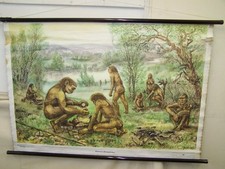 Alte Lehrtafel Altmensch