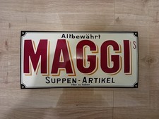 Emailschild Maggi  Altbewährt