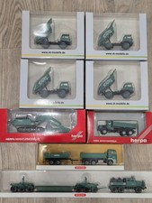 Schwarzbau H0 1:87 Konvolut Kipper Bagger Tieflader 8 Teile VK Herpa Wiking neu