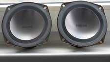 1 Paar Philips Einbaulautsprecher Tieftöner 130mm 6 Ohm 50-100 Watt