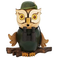 Räuchermann Eule Jäger