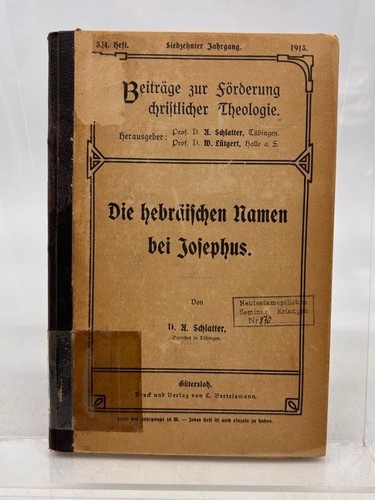 Die hebräischen namen - hebräischen,