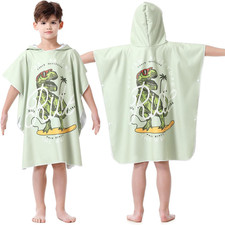 Kinder Badeponcho mit Kapuze