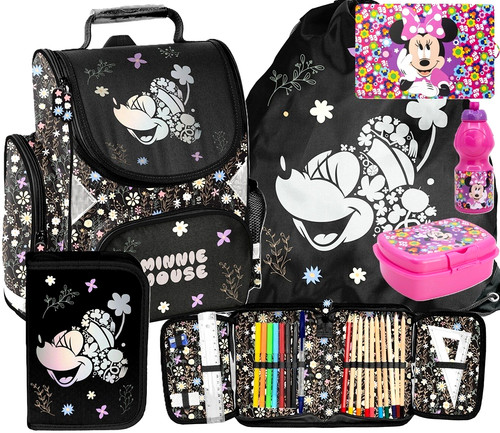 Teile set schulranzen - teile, minnie
