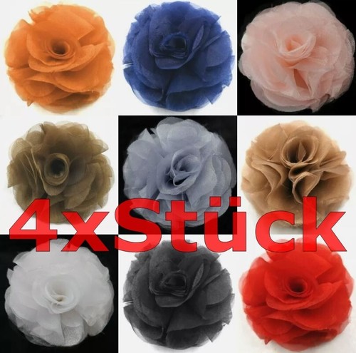 Organza haarblume - organza,