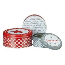 Gebäckdose 3er Set Stern