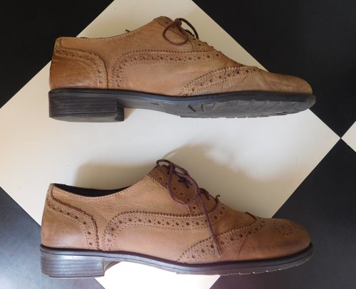 Leder schuhe fullbrogues - leder,
