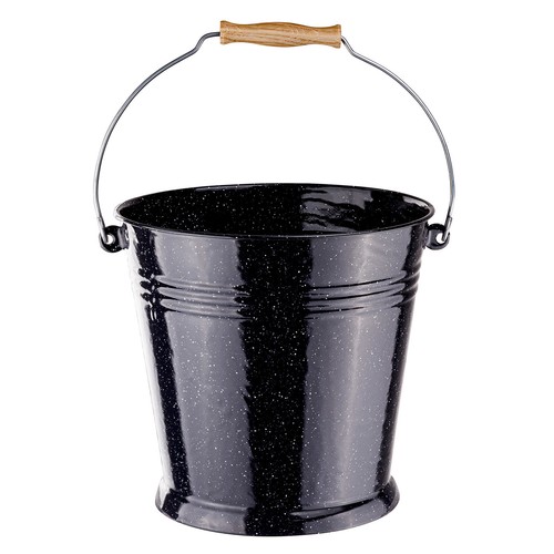 Emaille kamin ascheeimer - emaille,