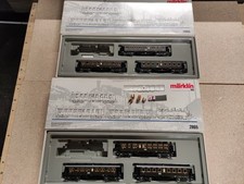 2 x Märklin H0 2865 Personenzug ohne Lokomotiven *Bastler* (P323)