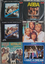 ABBA  - Sammlung - 6 Singles - mit Auslandspressungen