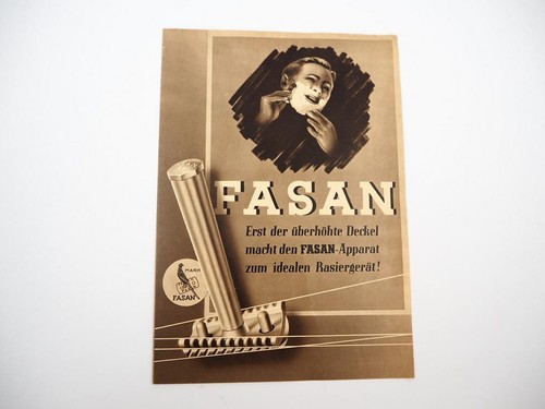 Orig prospekt fasan - orig.,