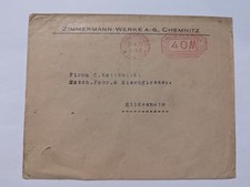 Deutsches Reich Firmenbrief Zimmermann Werke Chemnitz 1923