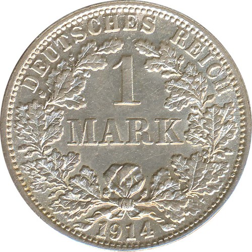Deutsches reich mark 1914 f - reich,