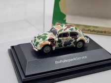 Schuco 1:87 VW Käfer Bundeswehr Fuhrpark Service sehr guter Zustand mit OVP 