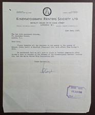 1958 KINEMATOGRAPH RENTERS