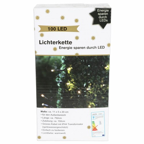 Aussen lichterkette mit 100 - aussen-lichterkette,