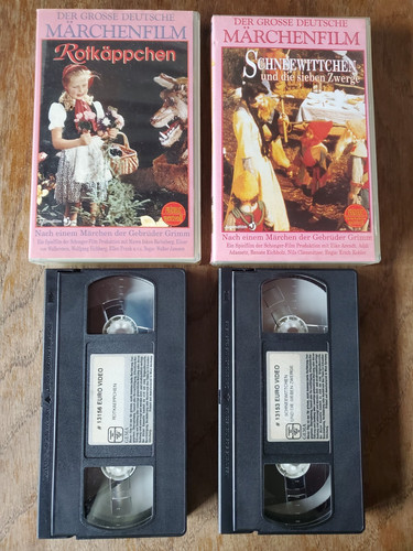 Vhs rotkäppchen - vhs,