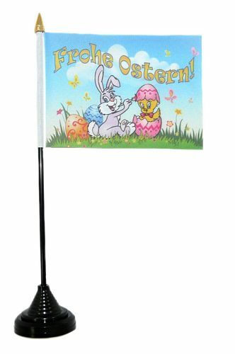 Tischfahne frohe ostern küken - tischfahne,