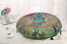 Runde Matte Grün Patchwork