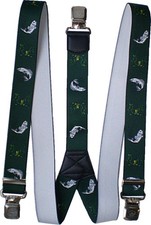 Hosenträger Angler Fisch Forelle  Y-Form 3Clipse
