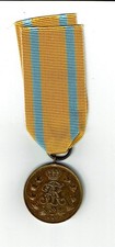 Sachsen Königreich, Friedrich August Medaille in Bronze am Band