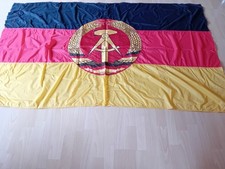 DDR Staats- Fahne/Flagge Dederon  H 1,12m, B 1,84m Sammler DDR  gebraucht