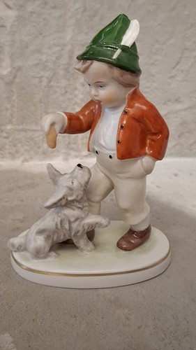 Seltene vintage porzellanfigur - vintage,