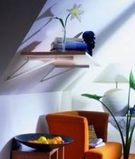 weiße Stahl Neigungs Konsole