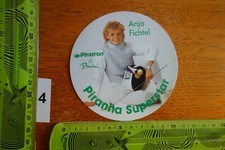 Alter Aufkleber Sport Degen Fechten PIRATRON PIRANHA SUPERSTAR Anja Fichtel