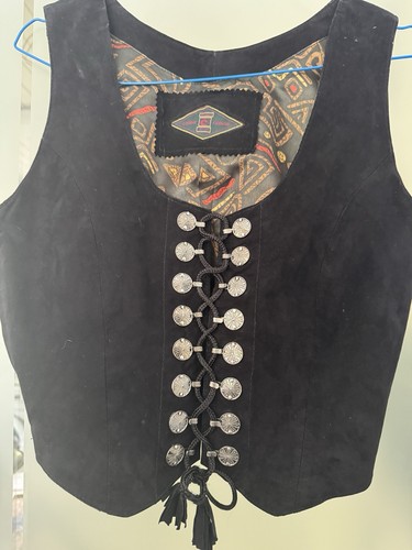 Trachtenweste wildleder mit - ,