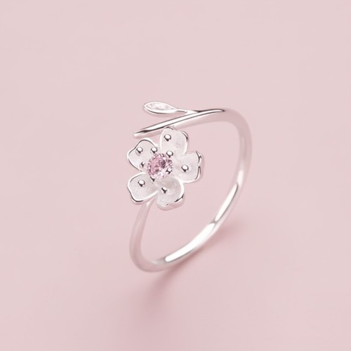 Blüten ring sterling - ring, silber