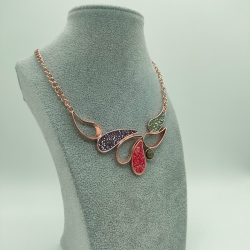 Halskette rosegold edelstahl - halskette,