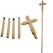 Bischofsstab mit Kreuz 5-tlg