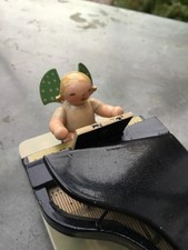 Erzgebirge Engel blond mit Flügel Wendt + Kühn WK19