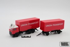 Herpa MAN F90 Wechselkofferhängerzug „Union-Transport“ 1:87 /H21741
