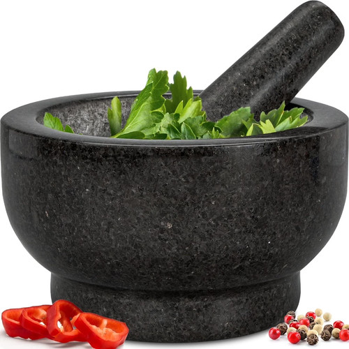 Mörser mit stößel kräuter - mit,