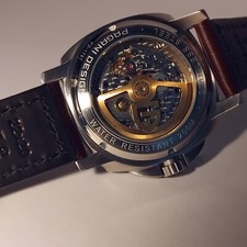 PAGANI Sondermodell GOLD BLUE Automatik Herrenuhr DEUTSCHER UHRENSERVICE
