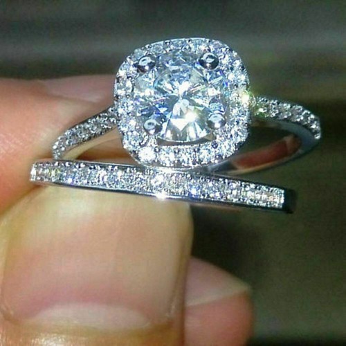 Karat halo rund diamant - karat,