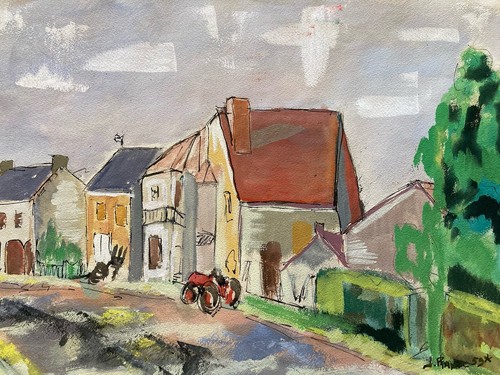 Schönes gouache gemälde - schönes,