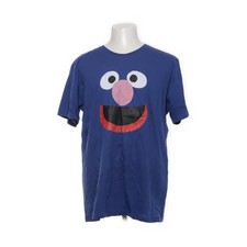 Sesam Strasse, T-shirt, Größe: XL, Blau, Baumwolle, Print, Herren #Zqr
