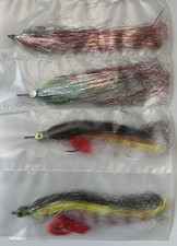4 schöne prächtige Hechtstreamer - richtig schön groß - ungefischt