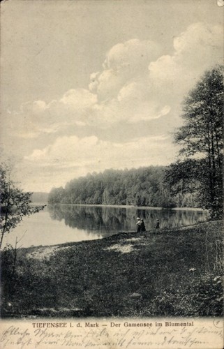 Tiefensee werneuchen der - ak,