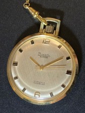 Primato Super 17 - Taschenuhr - vergoldet