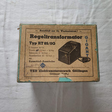 Regeltransformator Typ RT85/0G (GIGANT) + kleiner Elektromotor  (Bakelitgehäuse)