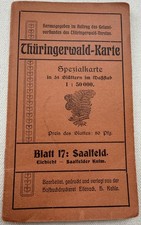 Thüringer Wald Karte