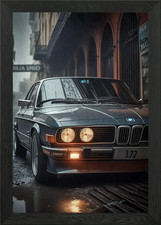 Bmw e36 retro auto gerahmtes - auto,