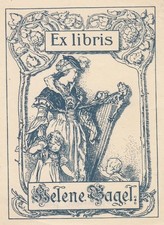 Exlibris Bookplate Klischee